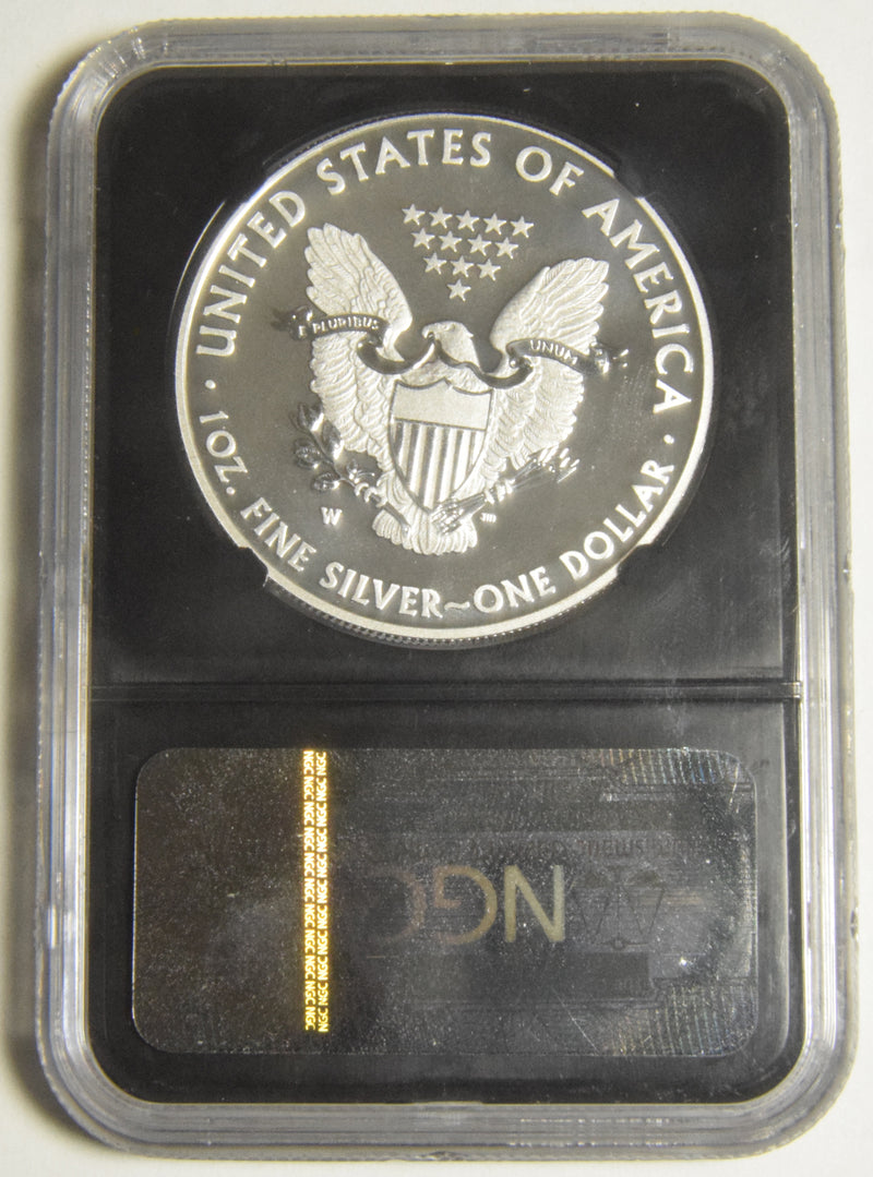 2013-W Silver Eagle . . . . NGC Reverse Proof PF-70 Early Releases Retro Holder