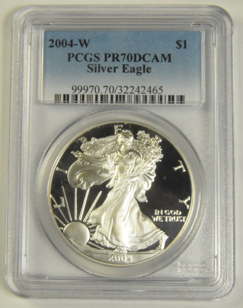 2004-W Silver Eagle . . . . PCGS PR-70 DCAM