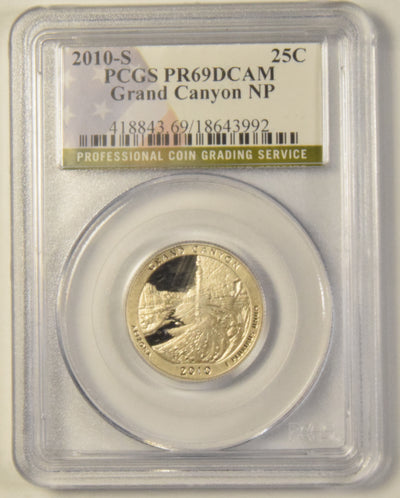 2010-S Grand Canyon National Park, AZ Quarter . . . . PCGS PR-69 DCAM