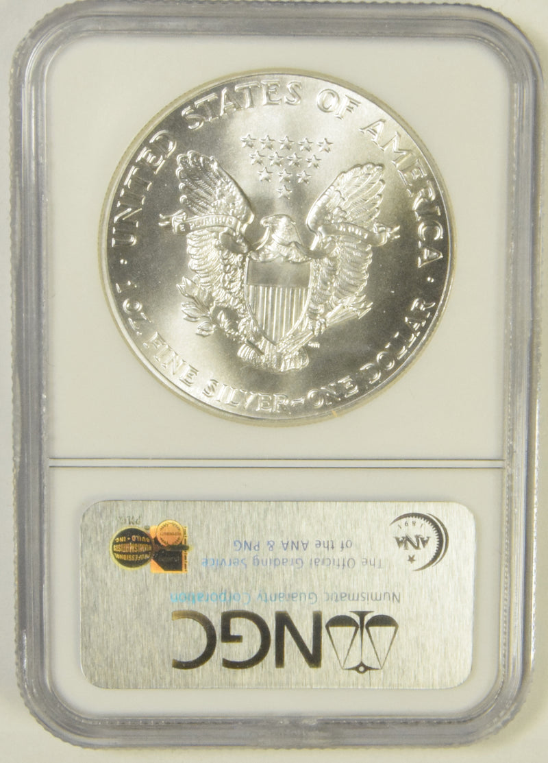 1986 Silver Eagle . . . . NGC MS-69