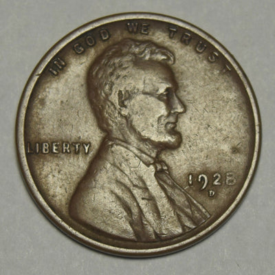 1928-D Lincoln Cent Choice About Uncirculated