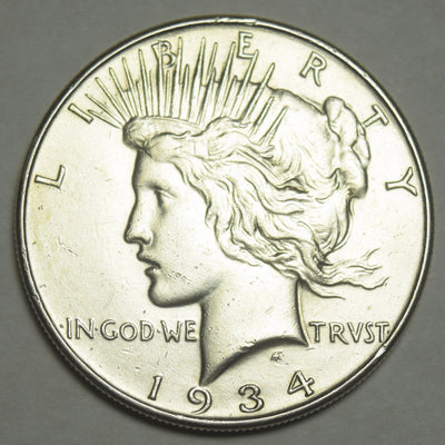 1934 Peace Dollar Select Brilliant Uncirculated