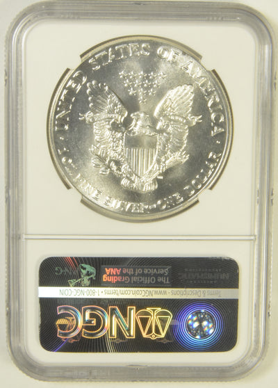 1987 Silver Eagle . . . . NGC MS-68