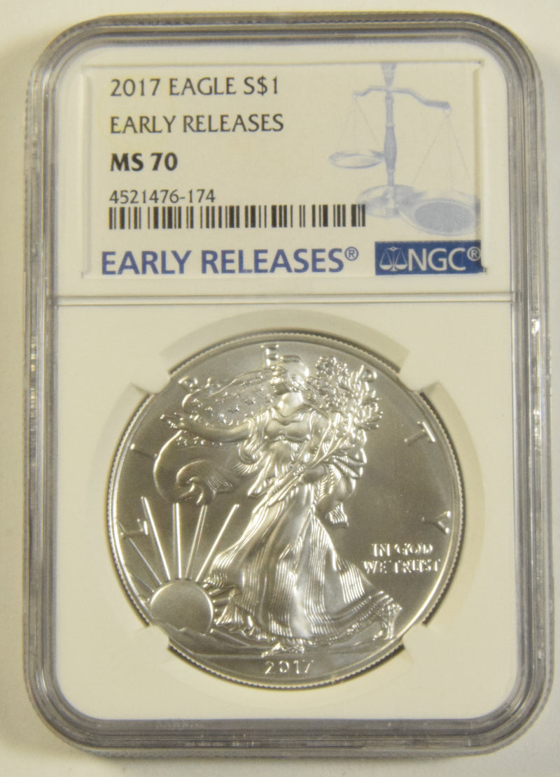 2017 Silver Eagle NGC MS-70 Early Releases