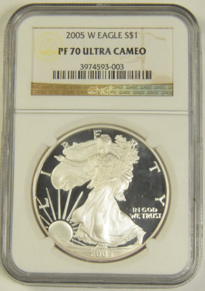 2005-W Silver Eagle . . . . NGC PF-70 Ultra Cameo