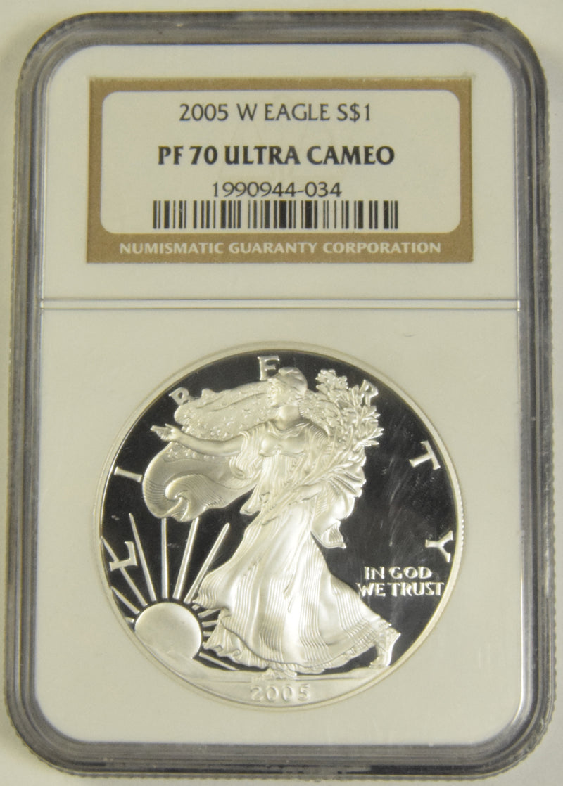 2005-W Silver Eagle . . . . NGC PF-70 Ultra Cameo