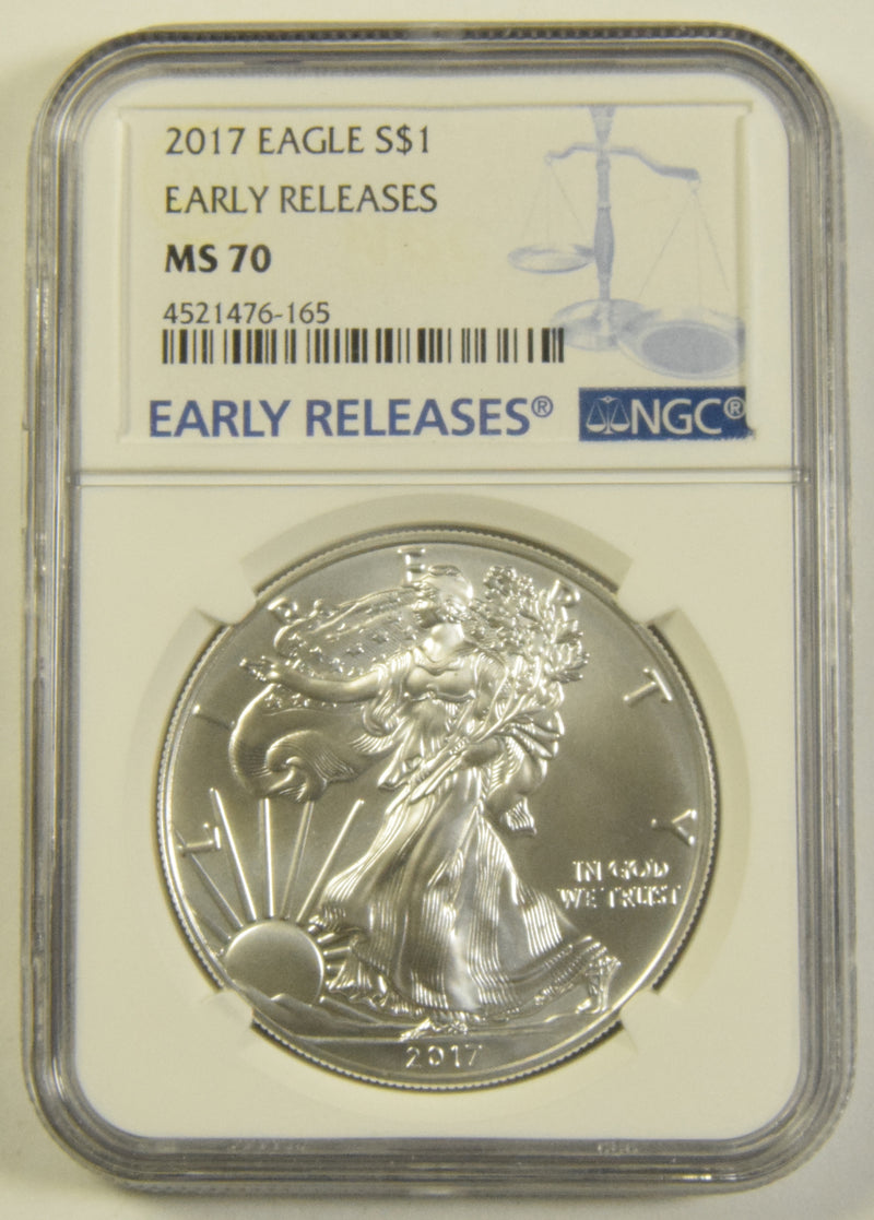 2017 Silver Eagle . . . . NGC MS-70 Early Releases