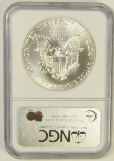 1987 Silver Eagle . . . . NGC MS-69