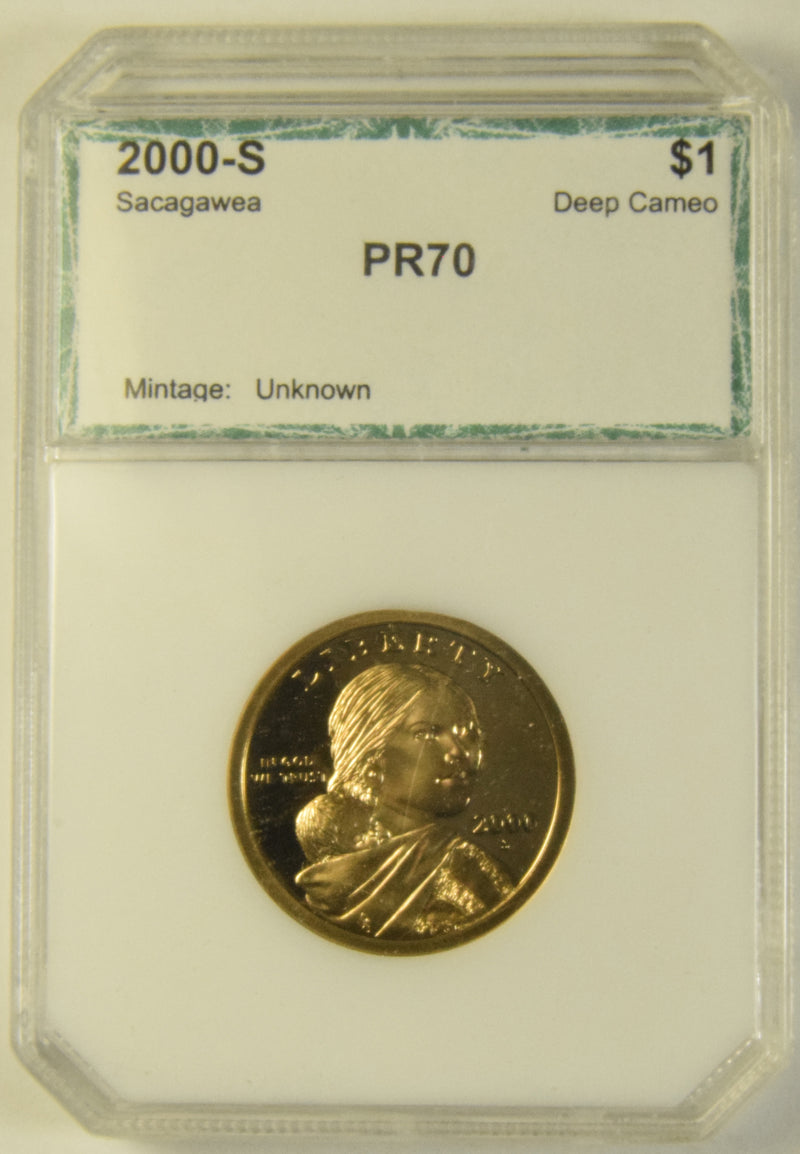 2000-S Sacagawea Dollar PCI PR-70