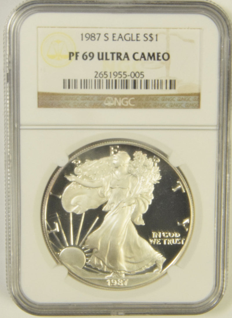 1987-S Silver Eagle . . . . NGC PF-69 Ultra Cameo