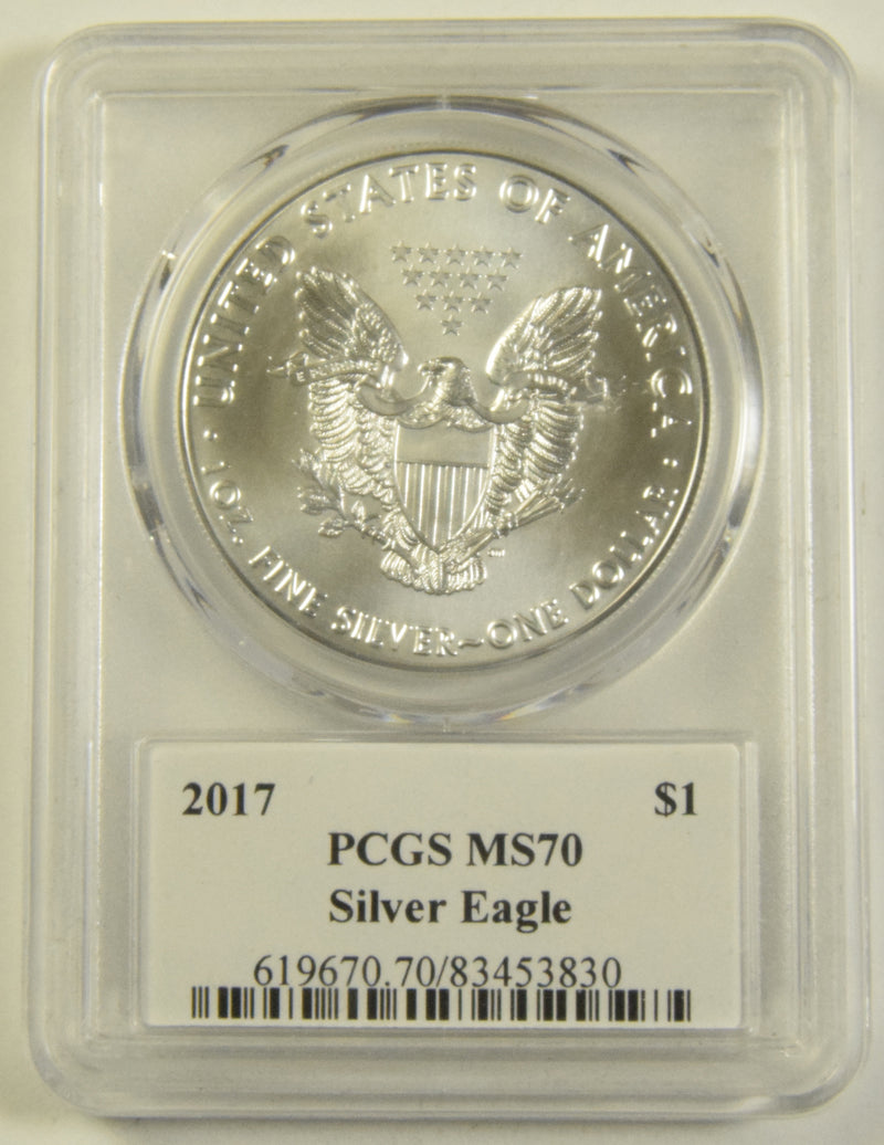 2017 Silver Eagle . . . . PCGS MS-70 Premier