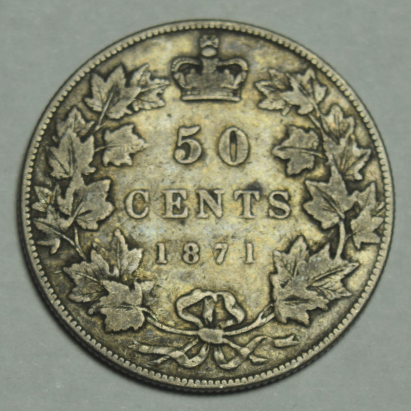 1871 Canadian Half . . . . Fine/VF