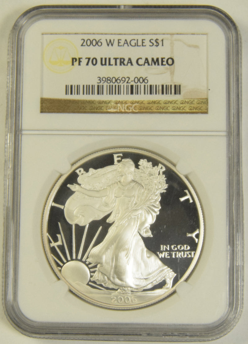 2006-W Silver Eagle . . . . NGC PF-70 Ultra Cameo