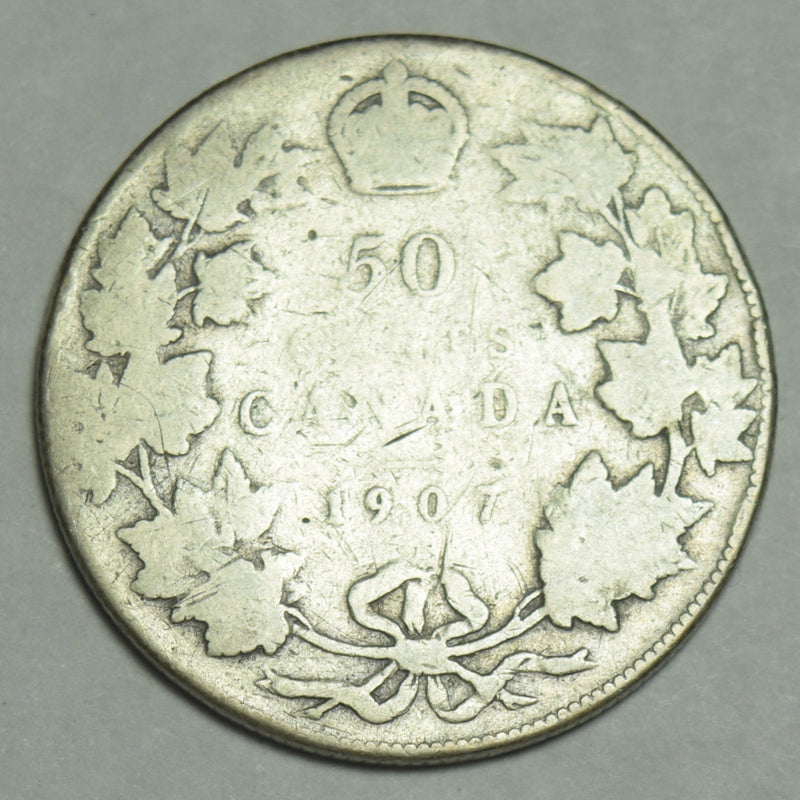 1907 Canadian Half Good