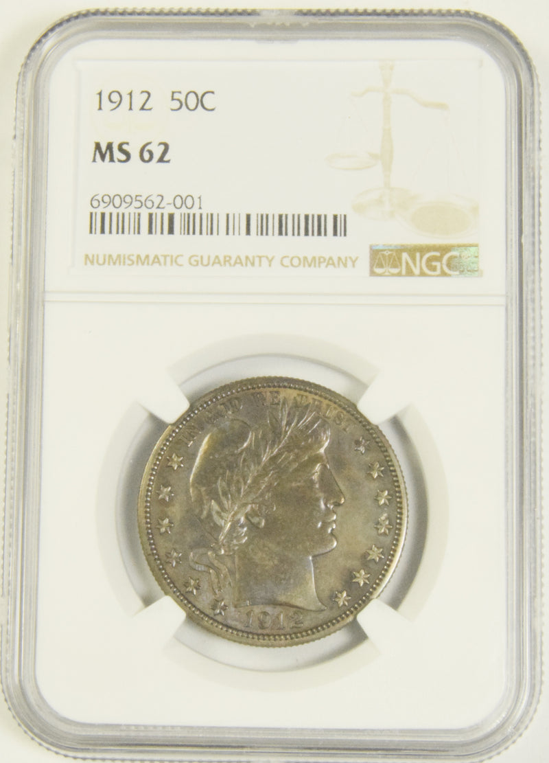 1912 Barber Half . . . . NGC MS-62