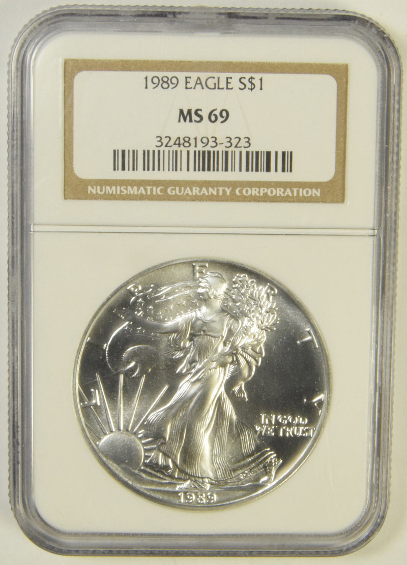 1989 Silver Eagle . . . . NGC MS-69