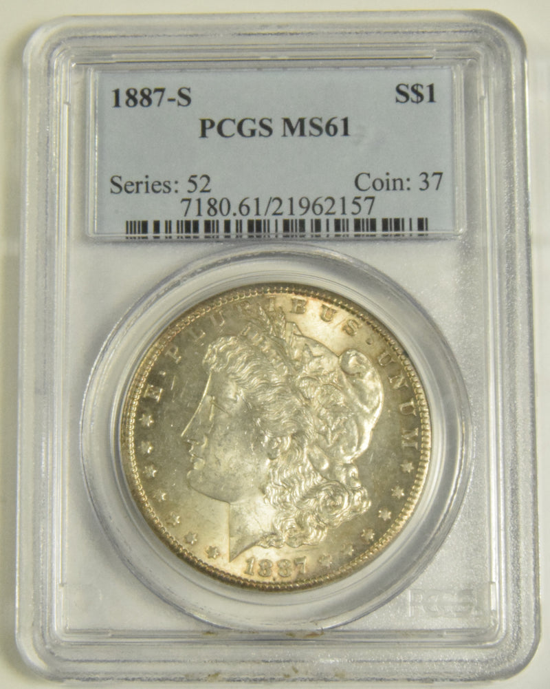 1887-S Morgan Dollar . . . . PCGS MS-61