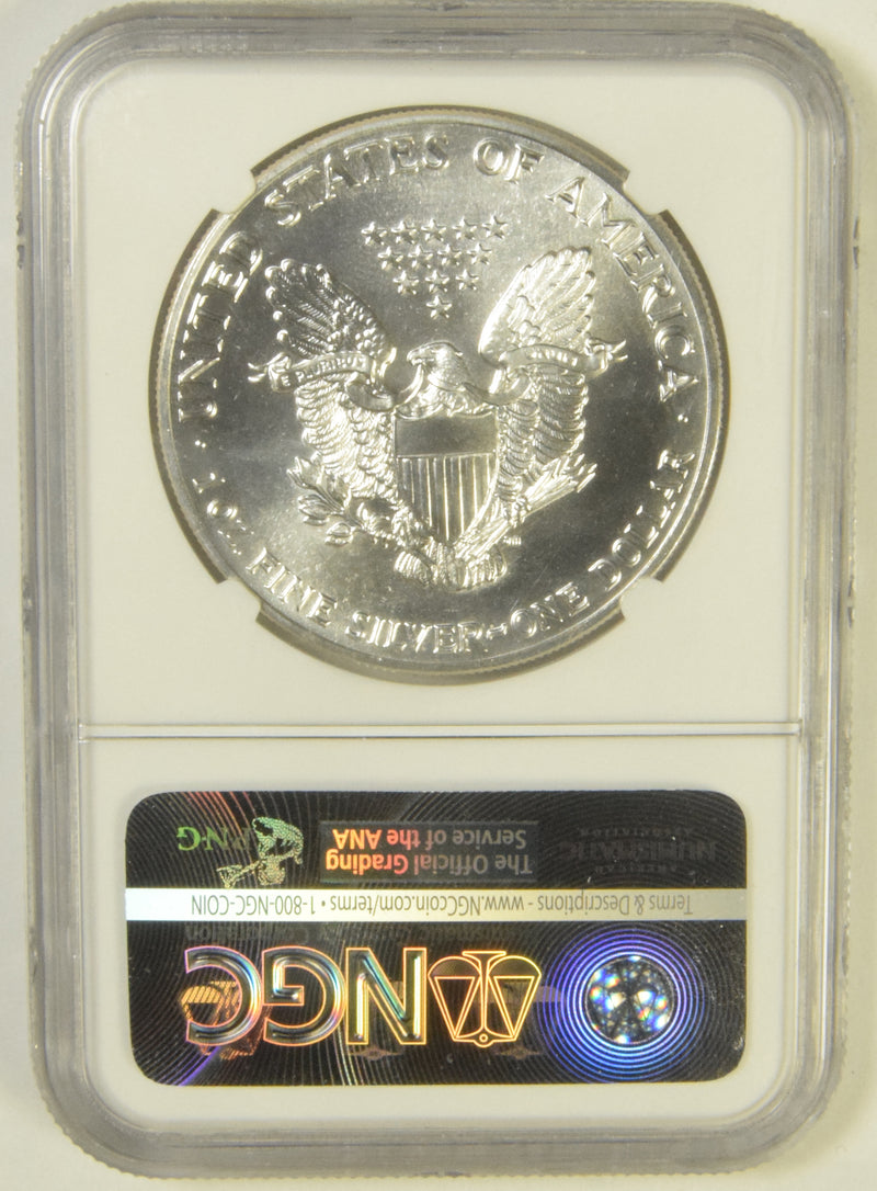 1989 Silver Eagle . . . . NGC MS-69