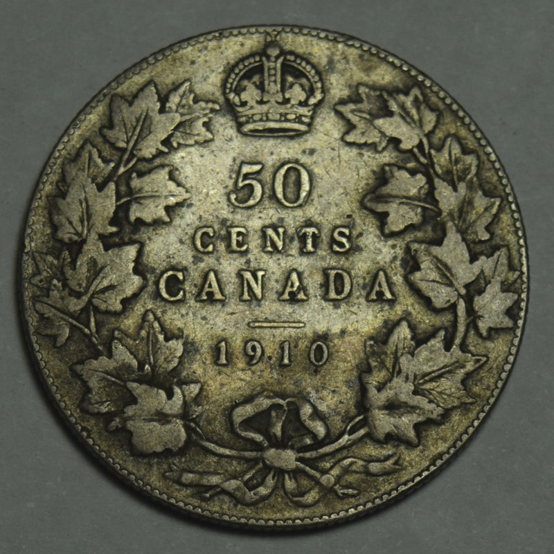 1910 Canadian Half Fine