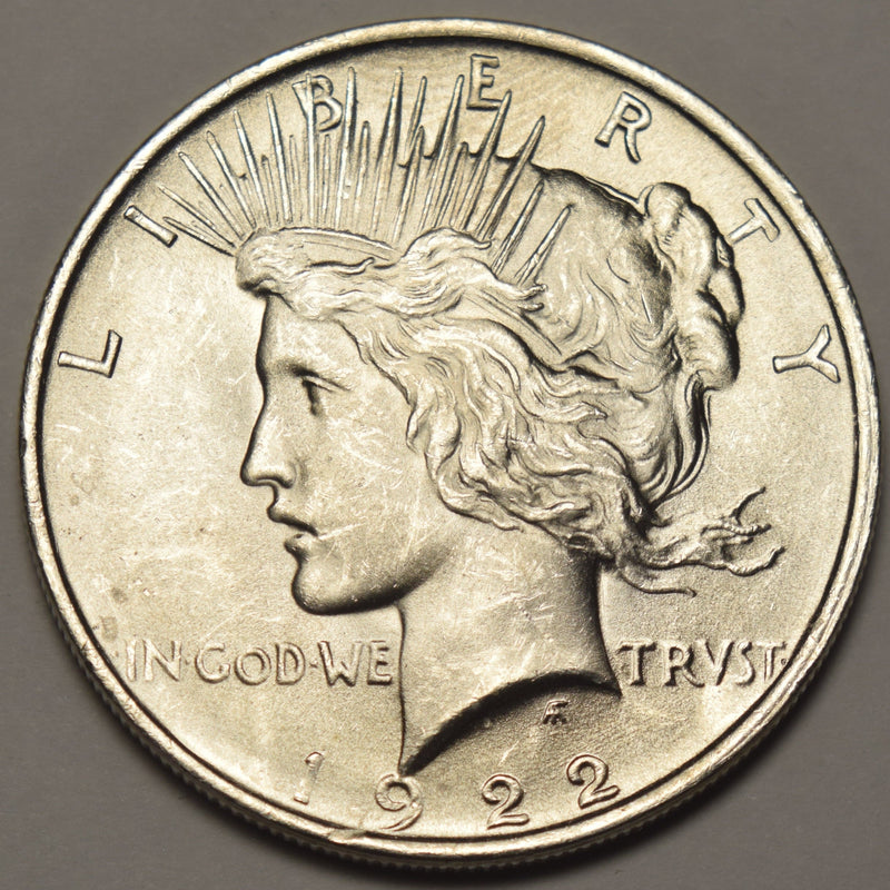 1922 Peace Dollar . . . . Choice Brilliant Uncirculated