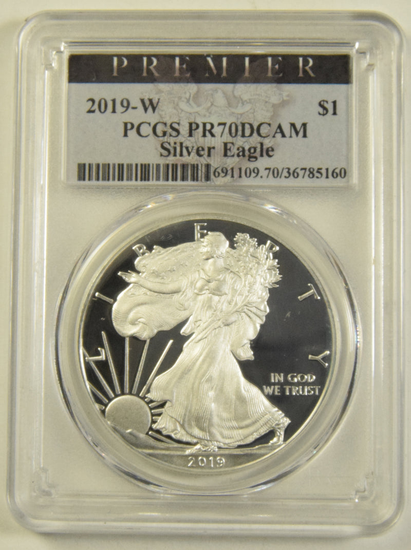 2019-W Silver Eagle . . . . PCGS PR-70 DCAM Premier