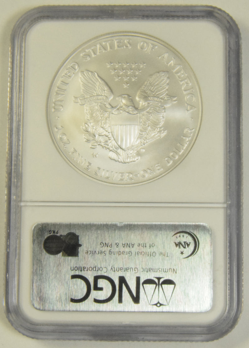 2007-W Burnished Silver Eagle . . . . NGC MS-69 Early Releases