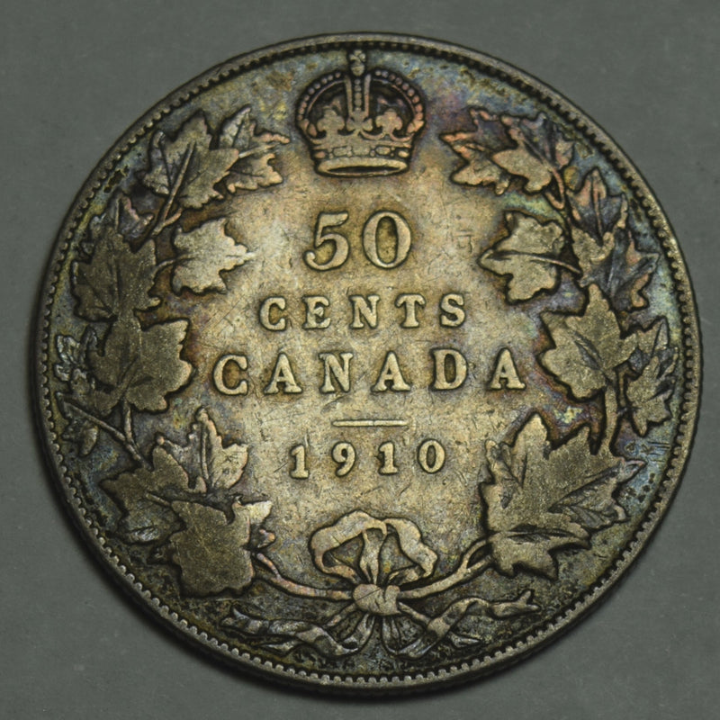 1910 Canadian Half Very Fine