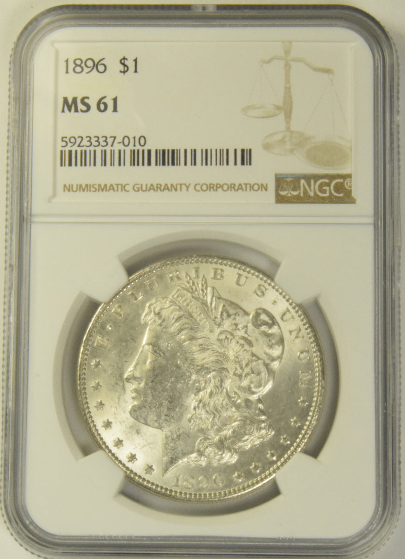 1896 Morgan Dollar . . . . NGC MS-61