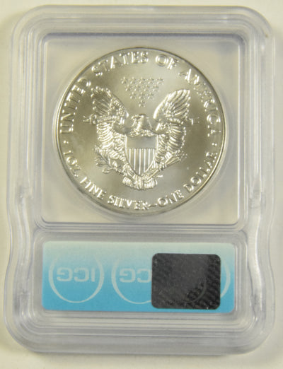 2020(P) Silver Eagle . . . . ICG MS-70 First Day of Issue Emergency Production Struck at Philadelphia