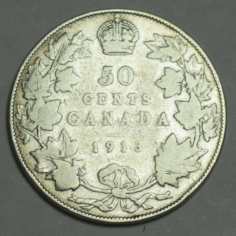 1913 Canadian Half VG/Fine