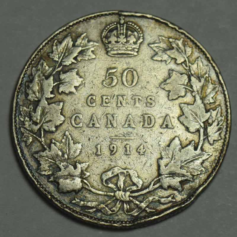 1914 Canadian Half Very Fine