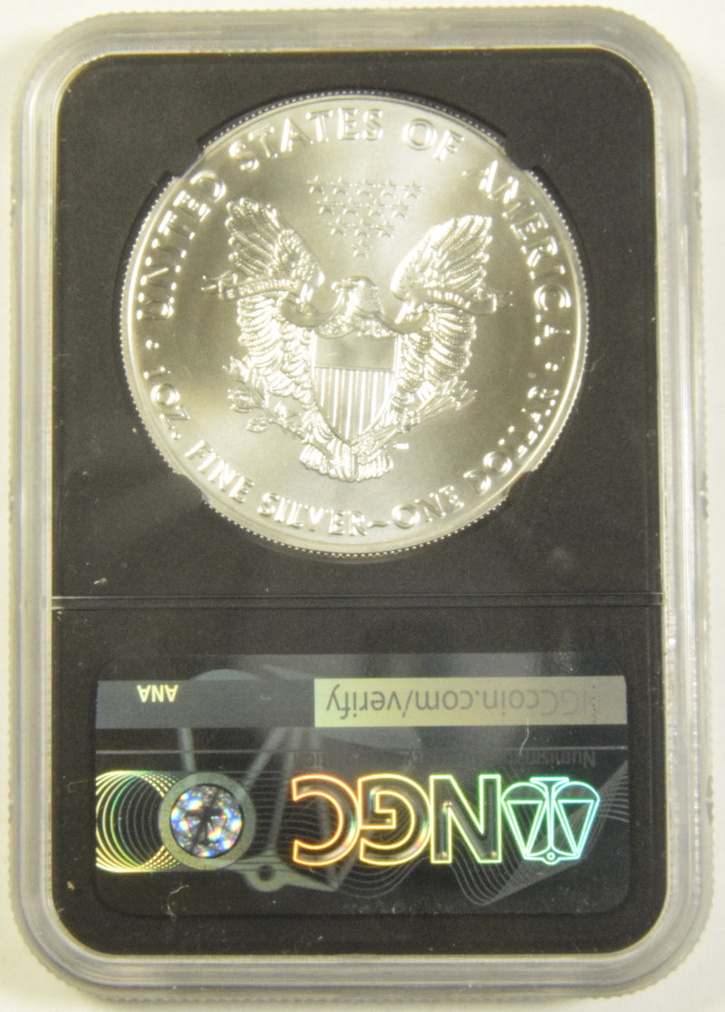 2020 Silver Eagle . . . . NGC MS-70 First Day of Issue John Mercanti Autograph