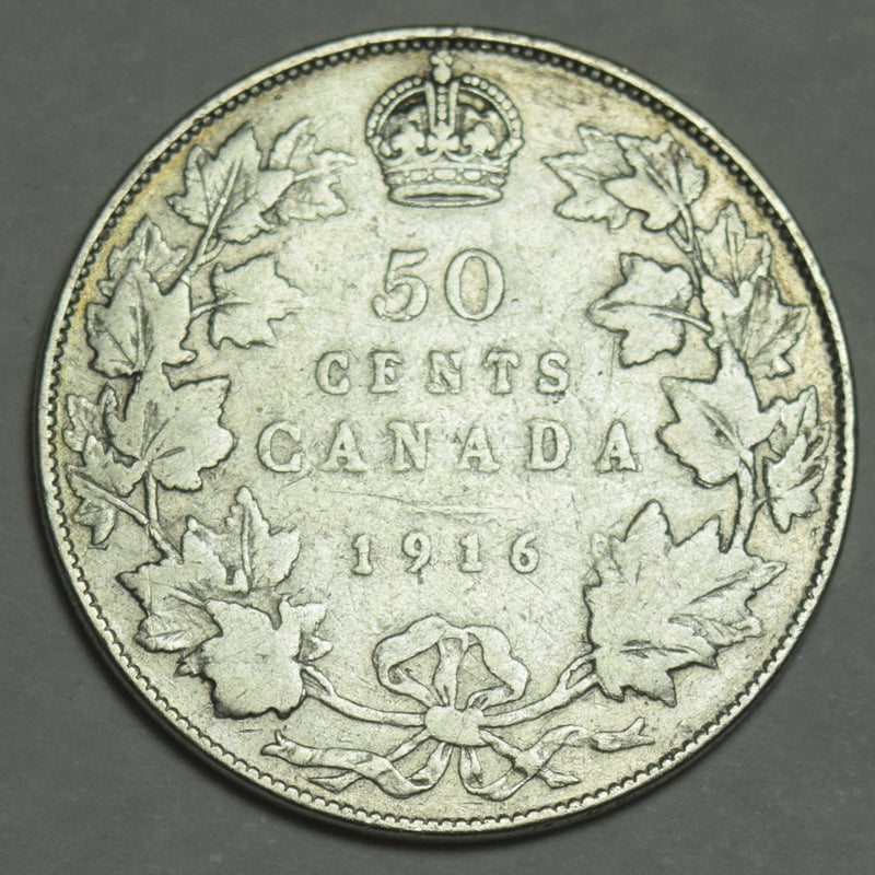 1916 Canadian Half Very Good