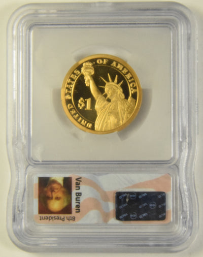 2008-S Van Buren Presidential Dollar . . . . ICG PR-70 DCAM First Day of Issue