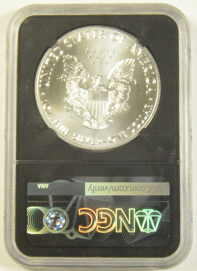 2020 Silver Eagle . . . . NGC MS-70 First Day of Issue John Mercanti Autograph