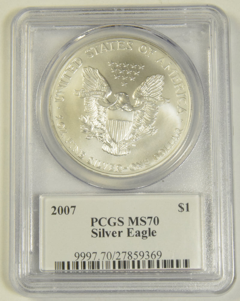 2007 Silver Eagle PCGS MS-70