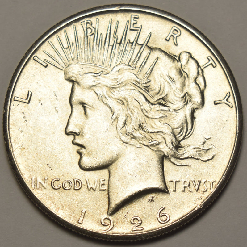 1926 PDS Peace Dollar Trio. . . . Select Brilliant Uncirculated