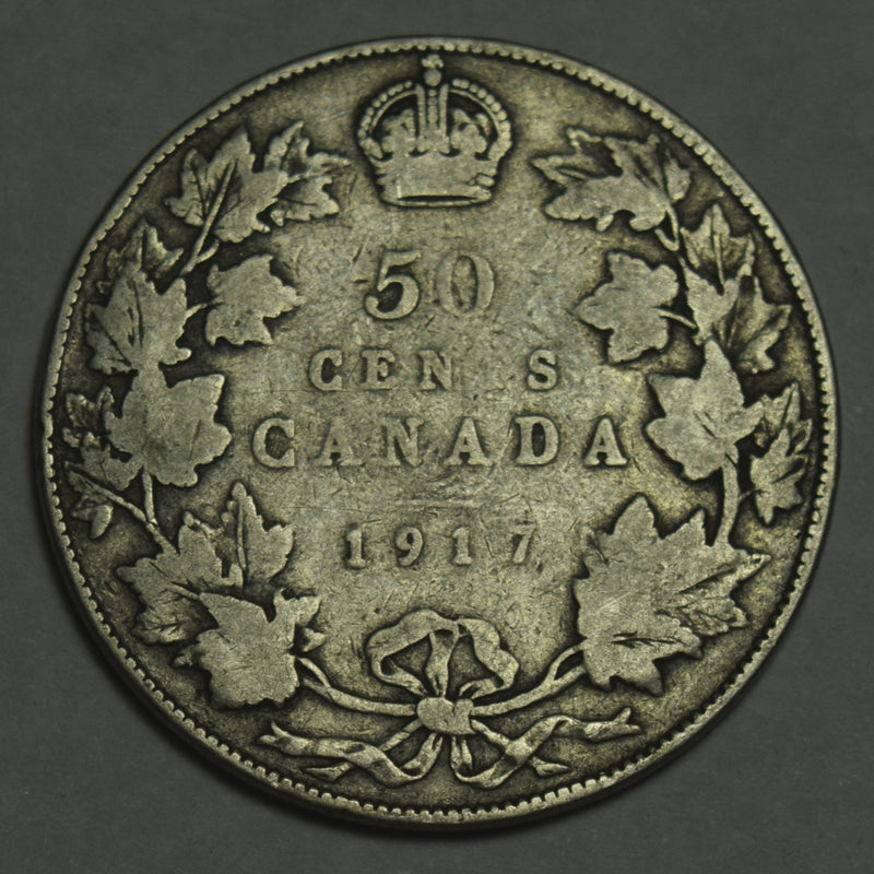 1917 Canadian Half VG/Fine