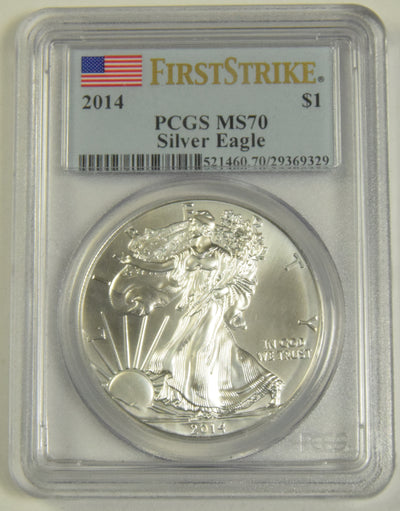 2014 Silver Eagle PCGS MS-70 First Strike