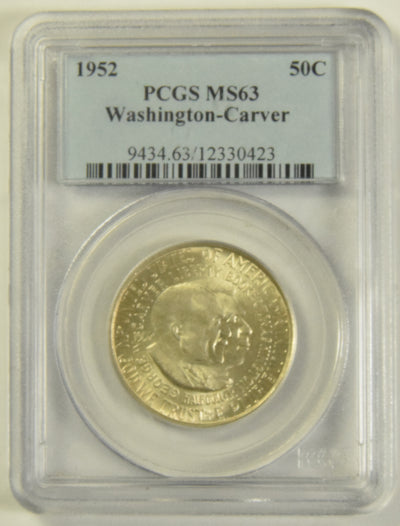 Washington-Carver Half 1952 PCGS MS-63