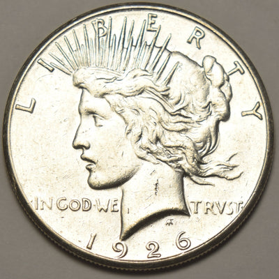 1926-S Peace Dollar XF/AU