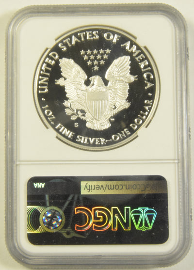 2020-S Silver Eagle . . . . NGC PF-70 Ultra Cameo First Day of Issue John Mercanti Autograph