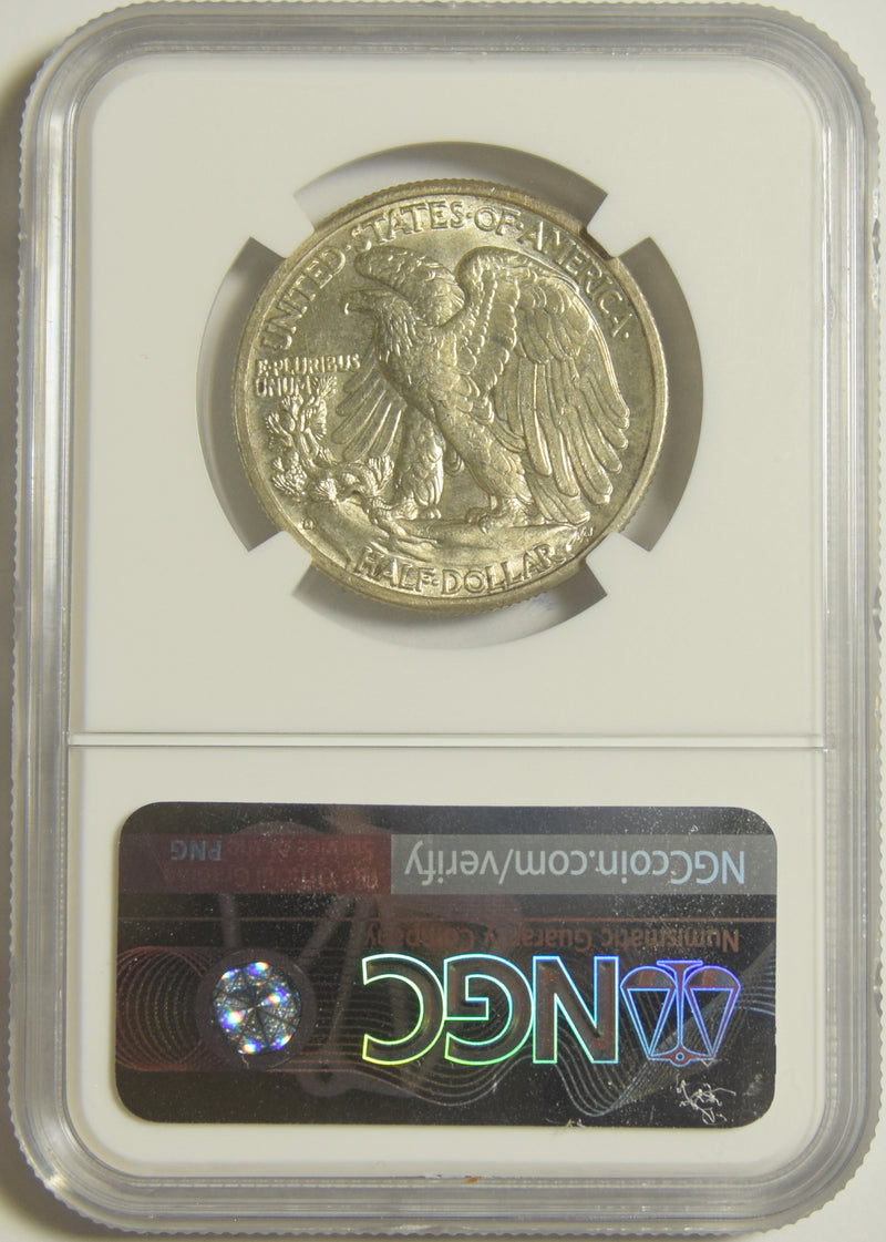 1943-D Walking Liberty Half . . . . NGC MS-64