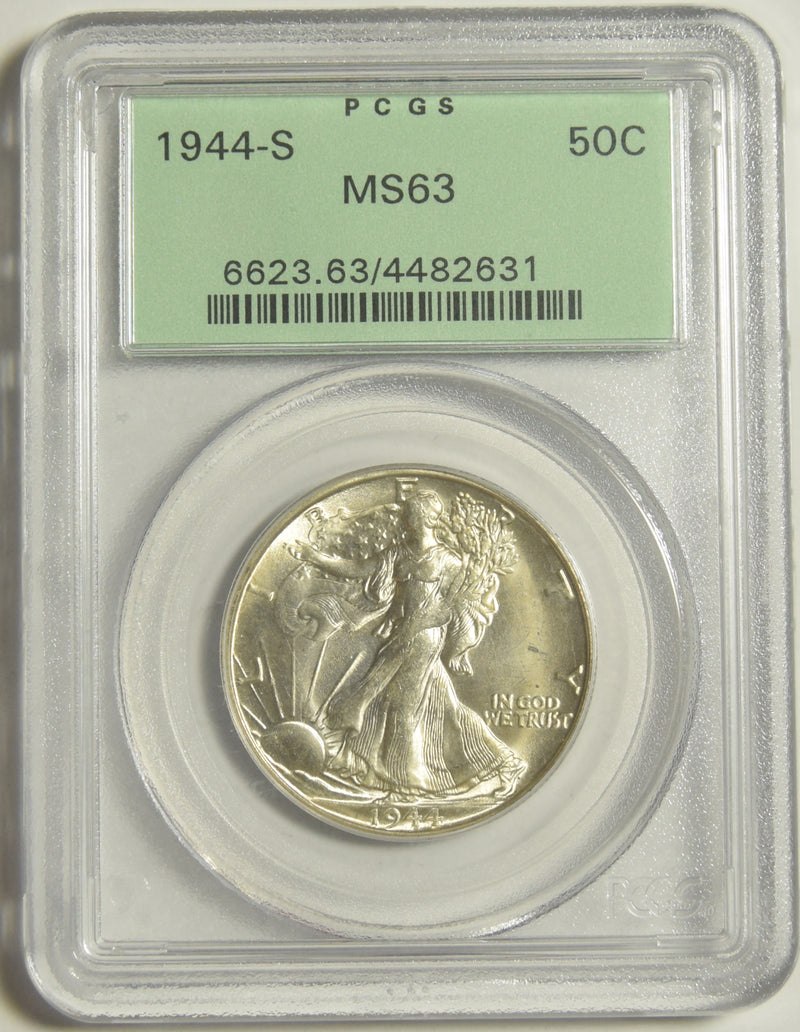 1944-S Walking Liberty Half PCGS MS-63