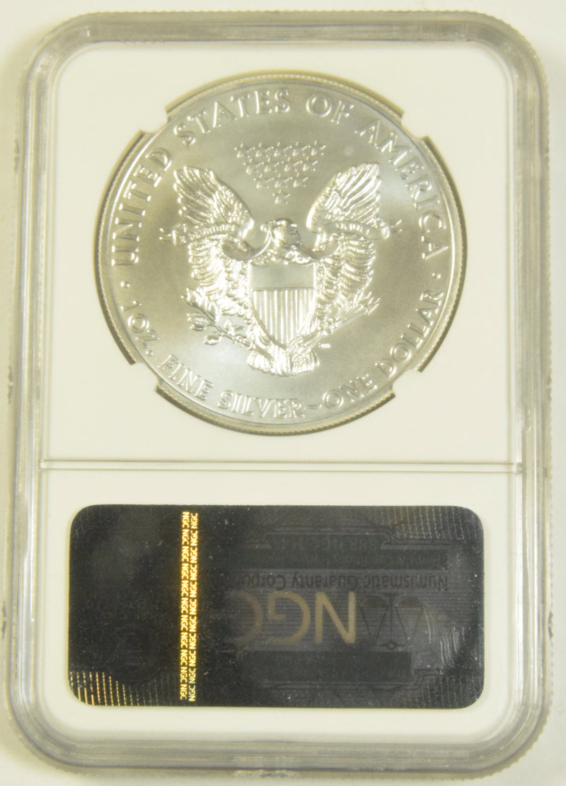 2014(W) Silver Eagle . . . . NGC MS-69 Early Releases Struck at West Point