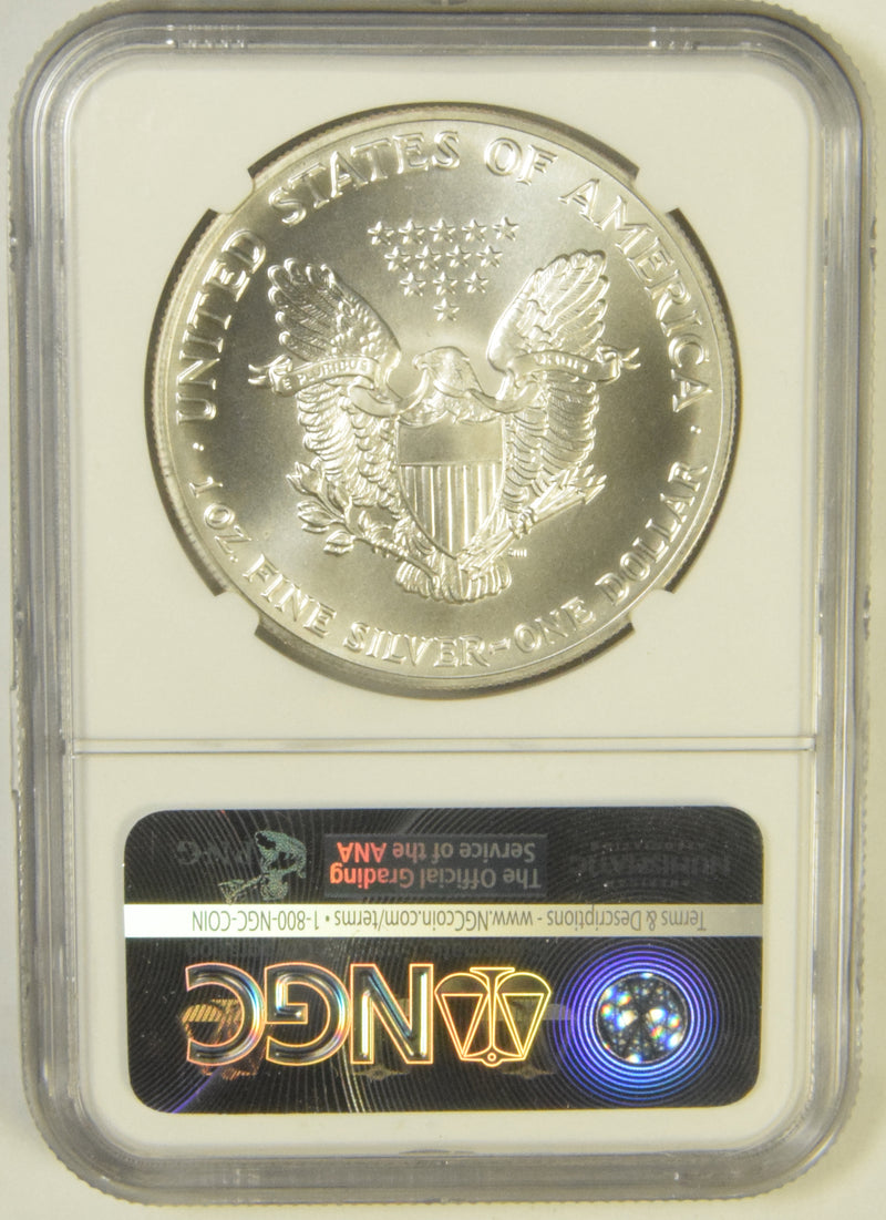 1992 Silver Eagle . . . . NGC MS-69