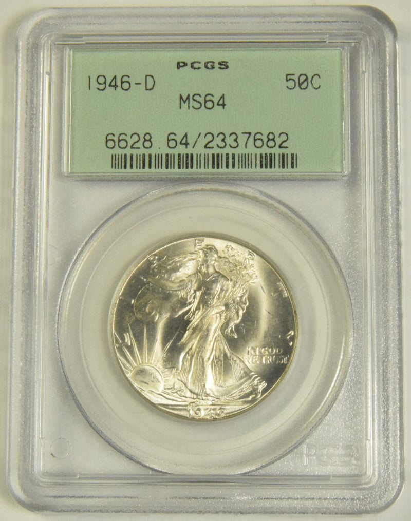 1946-D Walking Liberty Half PCGS MS-64