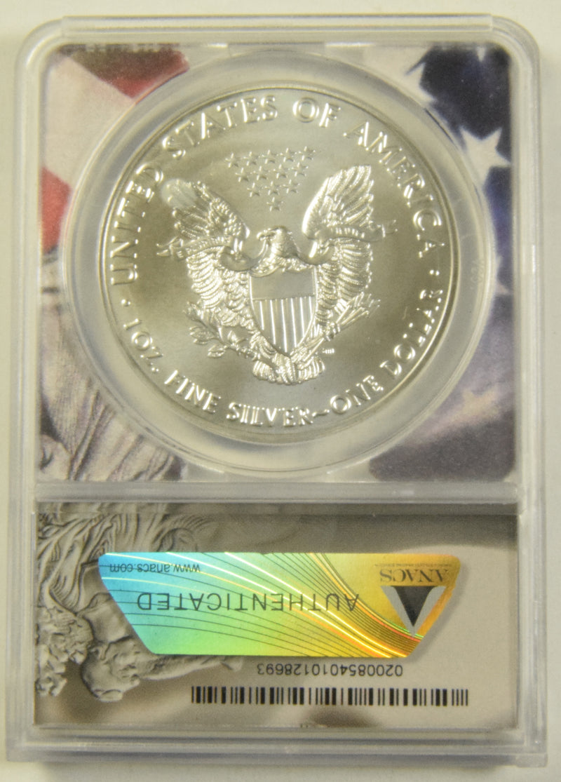 2021 Type 1 Silver Eagle . . . . ANACS MS-70 A First Strike Coin