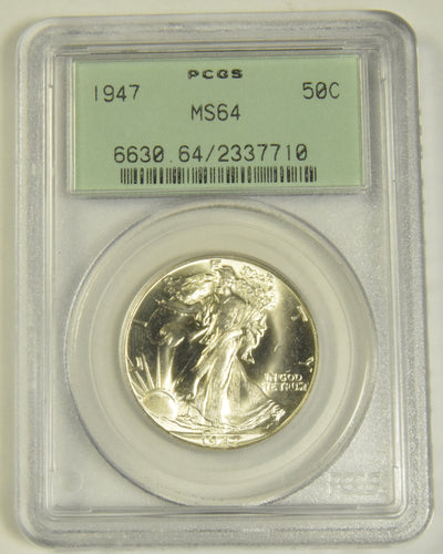 1947 Walking Liberty Half . . . . PCGS MS-64