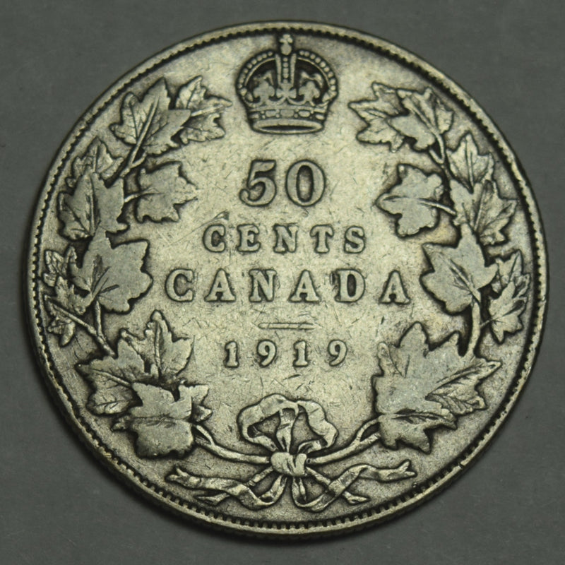 1919 Canadian Half Fine